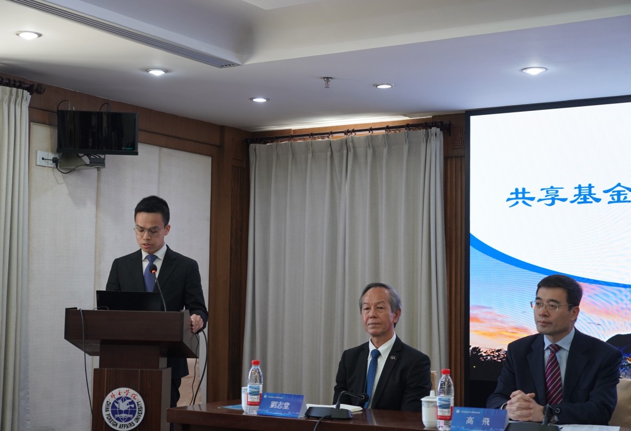 青年大使代表李梓軒在結業禮致辭